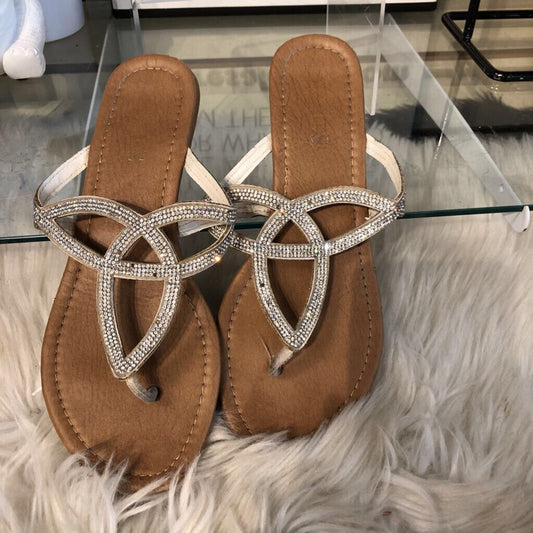 6 BEJEWELED SANDAL