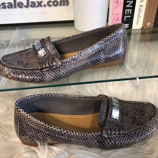 5B PYTHON SLIP ON LOAFER