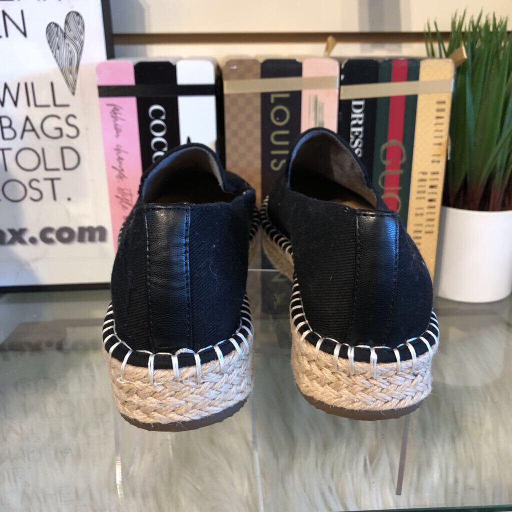 7.5 CARA BLACK ESPADRILLE