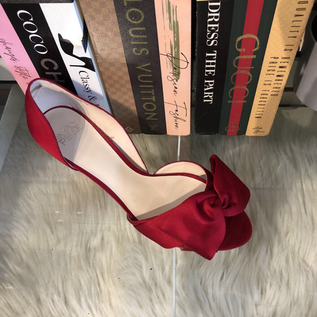 9.5 PEEPTOE BOW HEEL