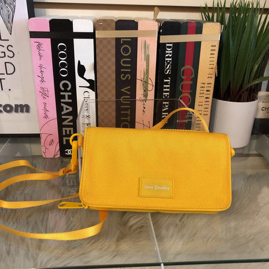 YELLOW NYLON WOC CROSSBODY