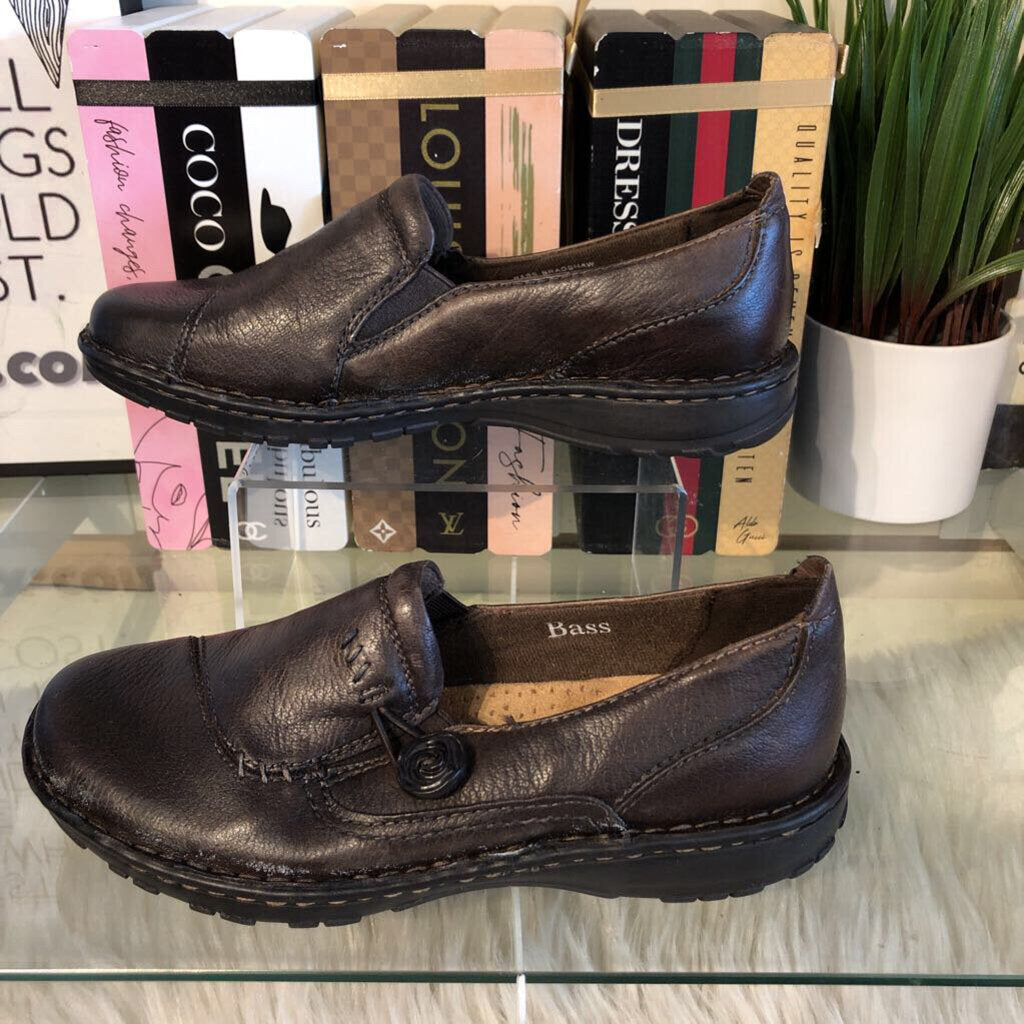 7M LEATHER SLIP ON SHOE