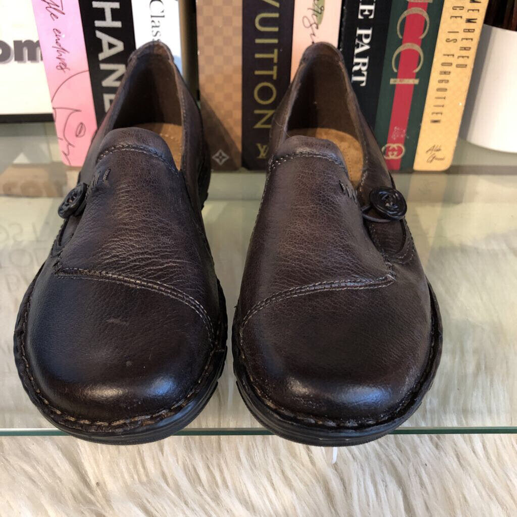 7M LEATHER SLIP ON SHOE