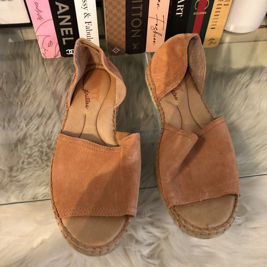 8.5 SUEDE PEEPTOE ESPADRILLES