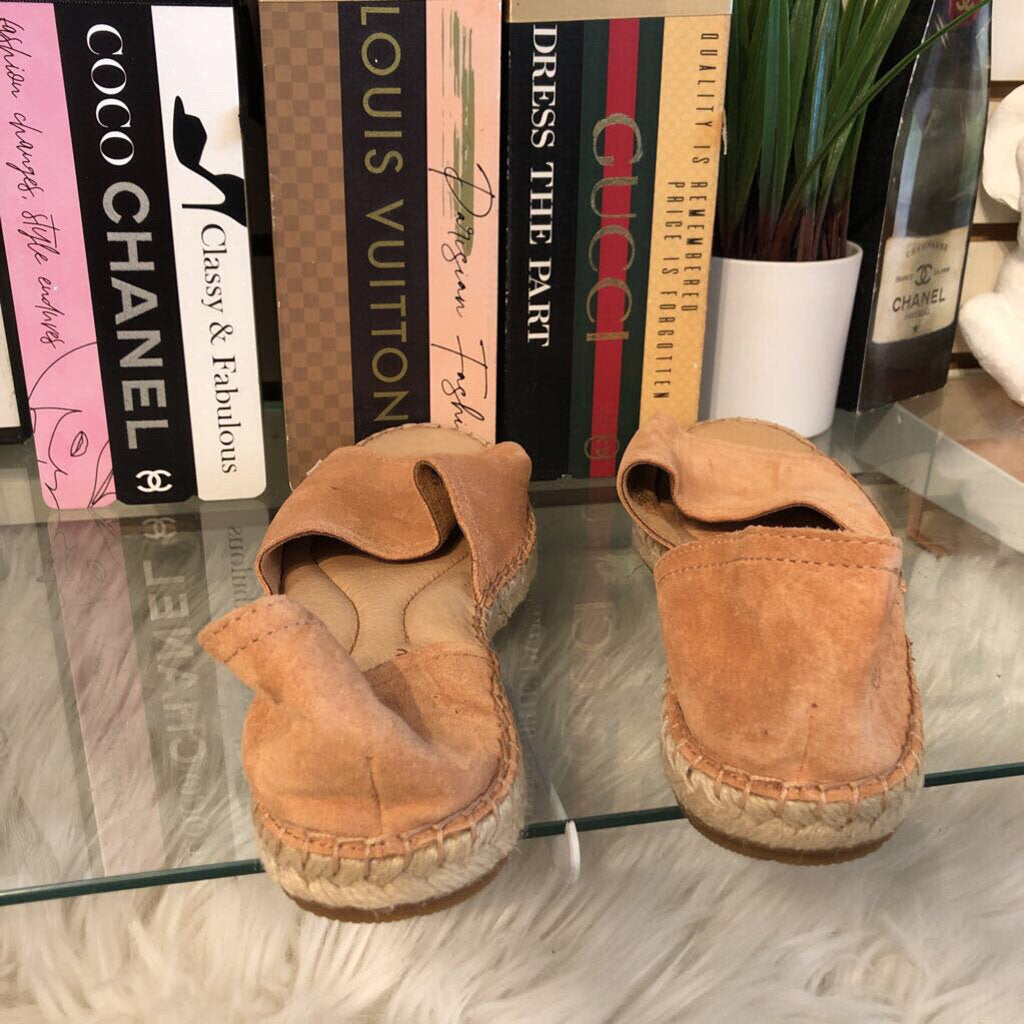 8.5 SUEDE PEEPTOE ESPADRILLES