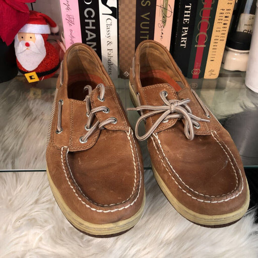 SPERRY TAN DECK SHOES