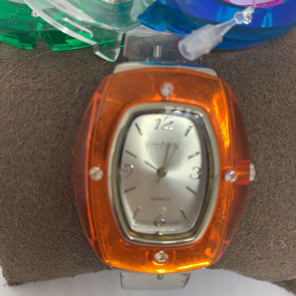 JOAN RIVER CLEAR INTERCHANGEABLE WATCH