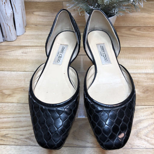 40/10 LEATHER QUILTED FLAT